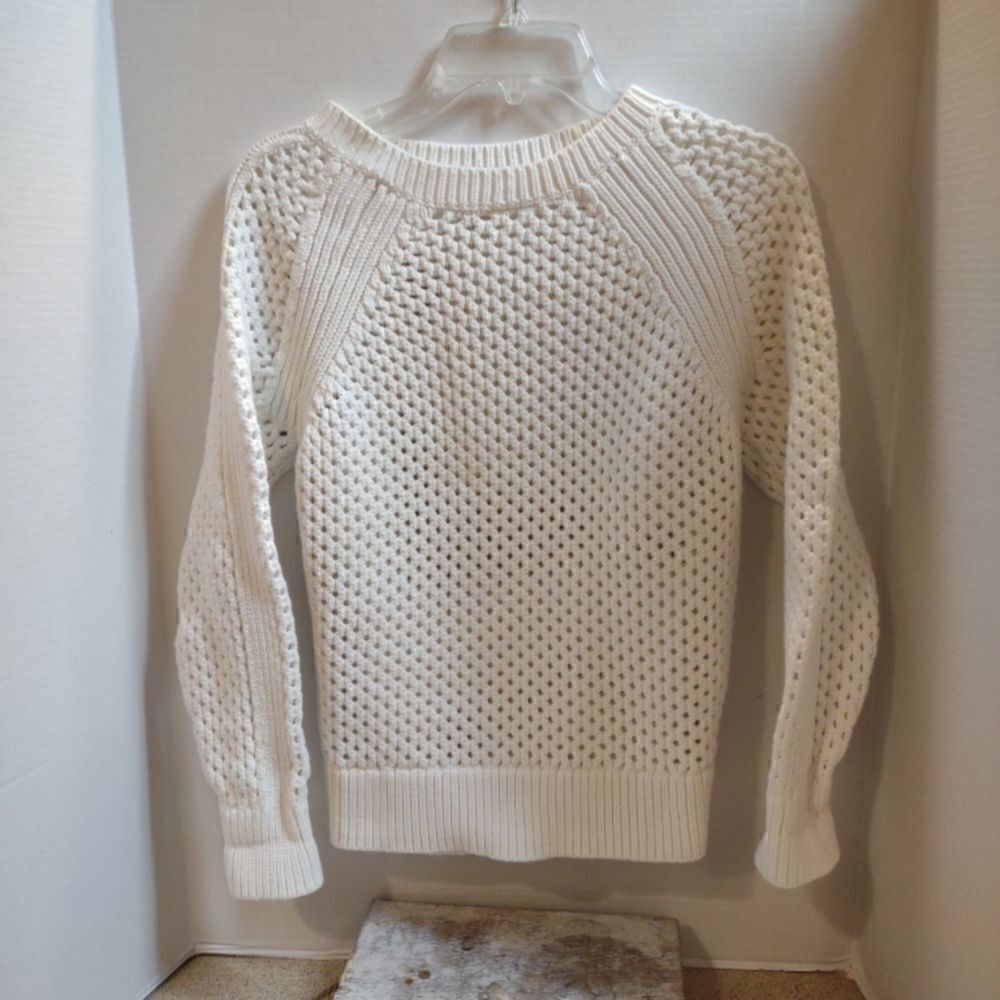 Michael Kors Ivory Bulky Knit Sweater Size Medium. W1